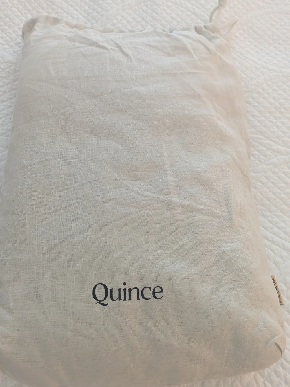 Quince European Linen Duvet Set King/Cal King With Shams Sand